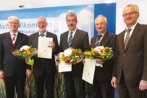 von links: Norbert Hackmann, Hans-Joachim Rinn, Wolfgang Rudorff, Egbert Hutter und Jens Hauschildt